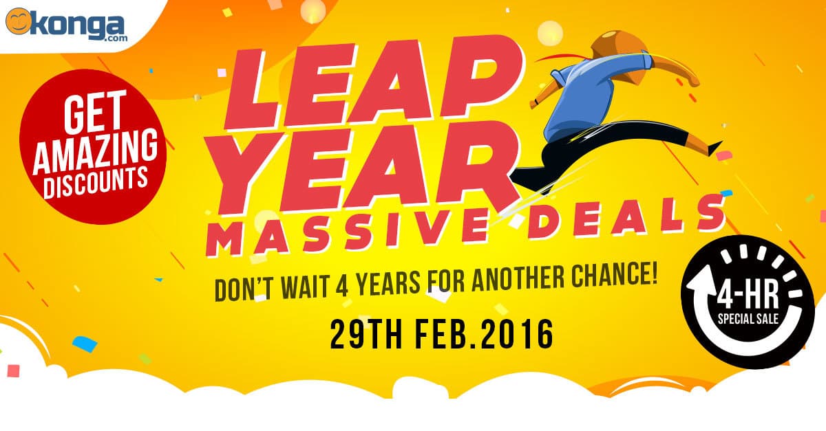 First Ever Leap Year Deals coming on Konga TechCity