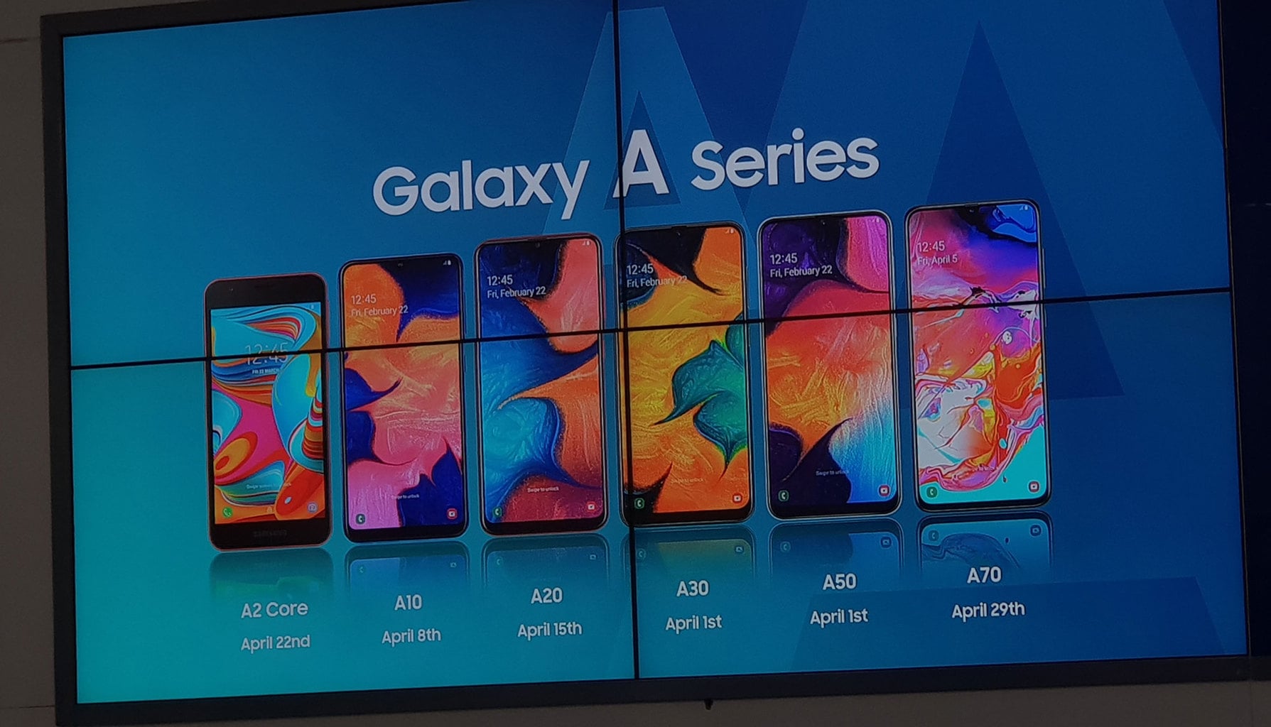 samsung latest model a series