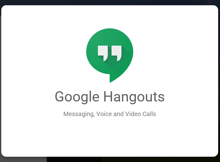 new google hangouts