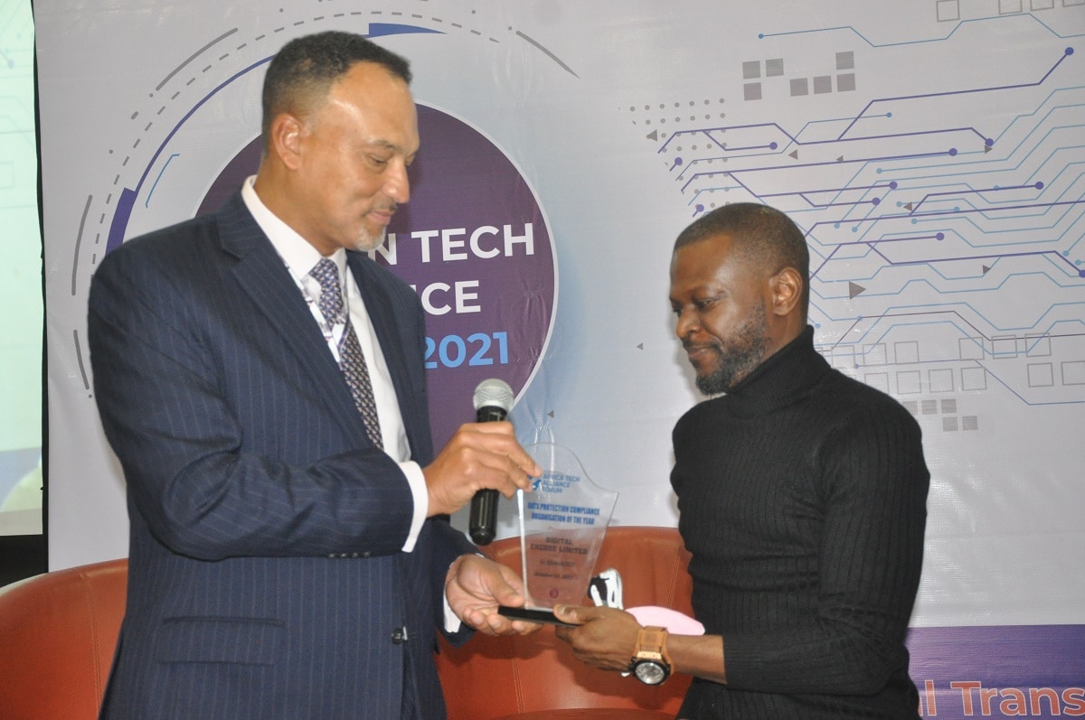 Digital Encode award at AfriTECH2021 1