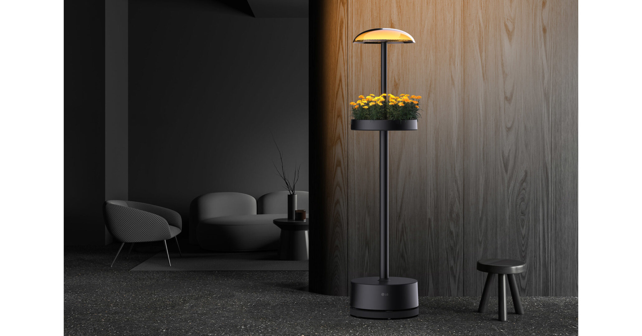 LG’s New Lamp Doubles as an Indoor Garden